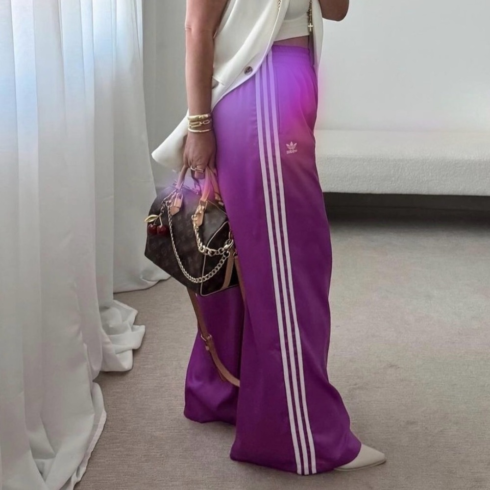 adidas Adicolor Classic Firebird Loose Women’s Track Pants -Purple Burst IY4726
